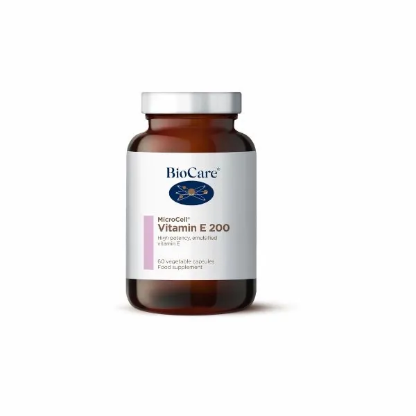 BioCare MicroCell® Vitamín E 200iu, 60 kapsúl
