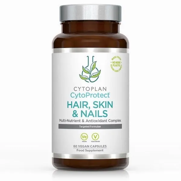 CytoProtect - vitamíny a minerály na vlasy, nechty, pleť. Výživný komplex, 60 kapsúl