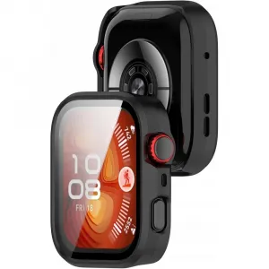 Tech-Protect Defense puzdro so sklom na Huawei Watch Fit 4 Pro, čierne