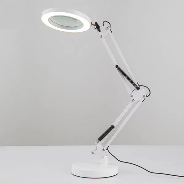 MG Repair Lamp LED stolná lampa s lupou 12W, biela