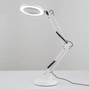 MG Repair Lamp LED stolná lampa s lupou 12W, biela