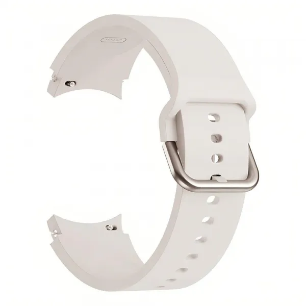 Tech-Protect Silicone remienok na Samsung Galaxy Watch 4 / 5 / 5 Pro / 6 / 7 / FE, starlight