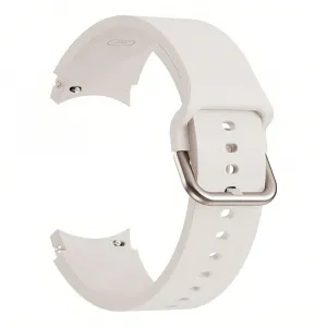 Tech-Protect Silicone remienok na Samsung Galaxy Watch 4 / 5 / 5 Pro / 6 / 7 / FE, starlight