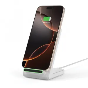 Tech-Protect A40 bezdrôtová nabíjačka 15W, biela