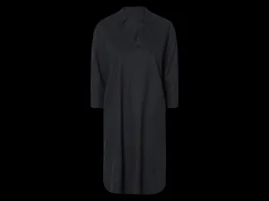 esmara® Dámske ľanové tunikové šaty Premium (čierna, 36)