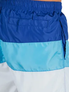 Trojfarebné pánske plavky modro-biele
