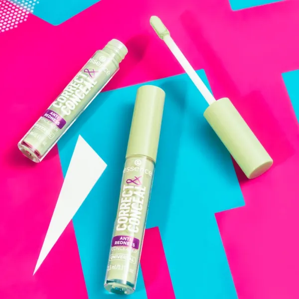 essence CORRECT & CONCEAL korektor proti začervenaniu odtieň 100 Universal 3.5 ml