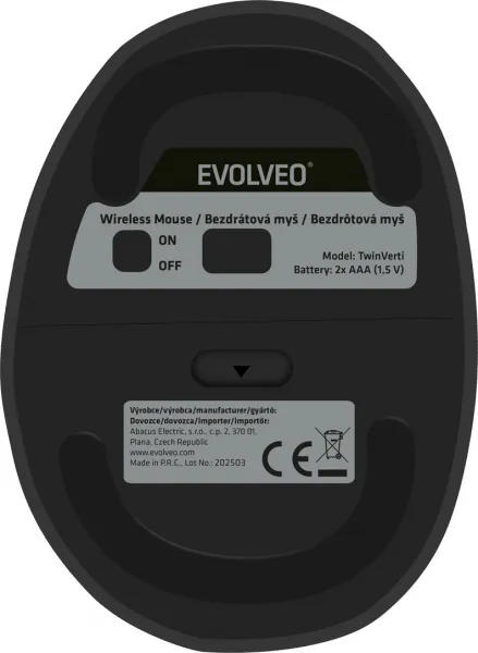 EVOLVEO LadyErgo, tichá vertikální ergonomická