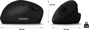 EVOLVEO LadyErgo, tichá vertikální ergonomická