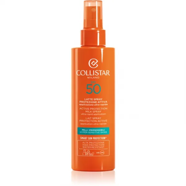 Collistar Sun Active Protection Milk Spray opaľovacie mlieko v spreji SPF 50 200 ml