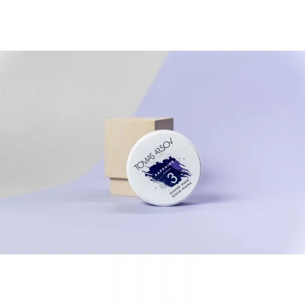Tomas Arsov Sapphire Blonde Mask prirodzene neutralizujúca maska pre blond a melírované vlasy 100 ml