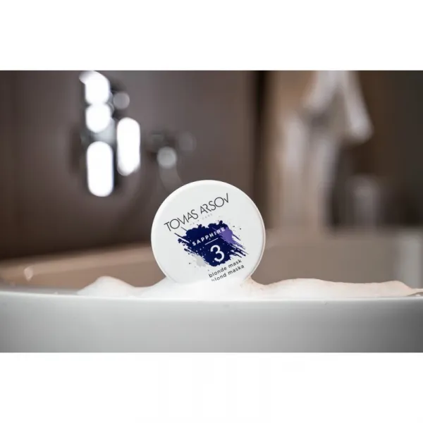 Tomas Arsov Sapphire Blonde Mask prirodzene neutralizujúca maska pre blond a melírované vlasy 100 ml
