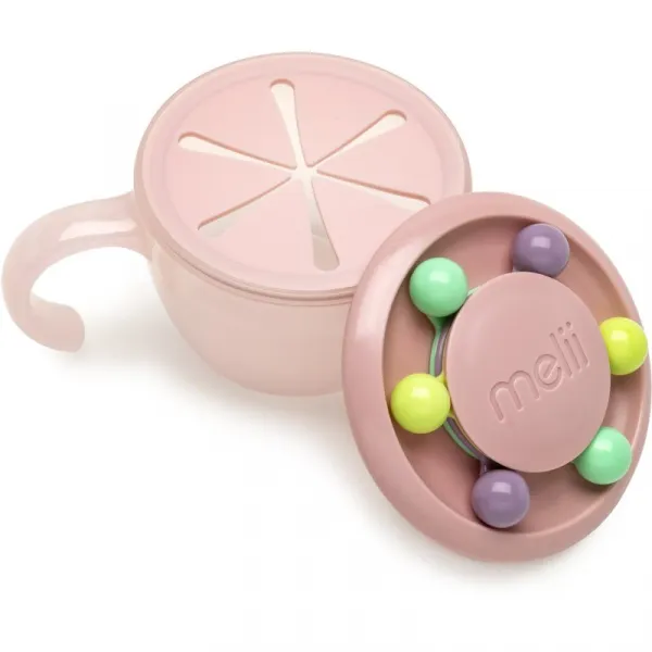 Melii Abacus Snack Container miska na desiatu/olovrant Pink 200 ml