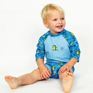 Plavky Happy Nappy UV oblečko 3/4 rukáv Krokodíly XL (12 – 24 mes.)