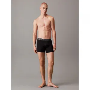 3PACK pánske boxerky Calvin Klein čierne (NB4124-UB1) S, trenky