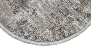 Koberec EXCLUSIVE 200 tmavosivý / zlatý kruh