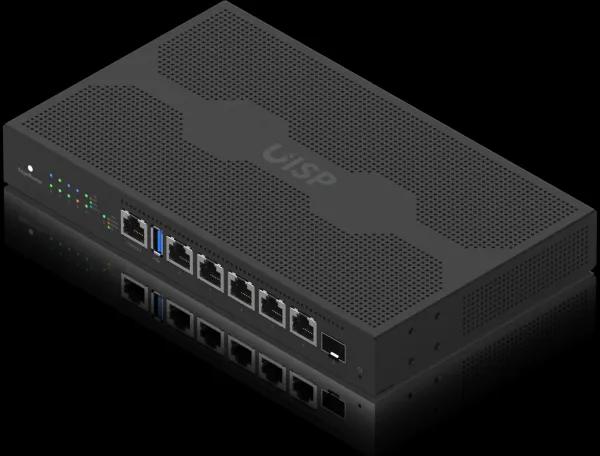 Ubiquiti UBNT EdgeMAX EdgeRouter 6 PoE [1GHz štvorjadrový CPU, 1GB RAM, PoE, EdgeOS, 5 gigabitových portov + 1xSFP slot, bez ventilátora]