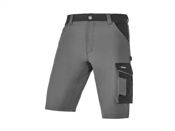 Parkside® Pánske strečové pracovné bermudy (sivá/čierna, 46)