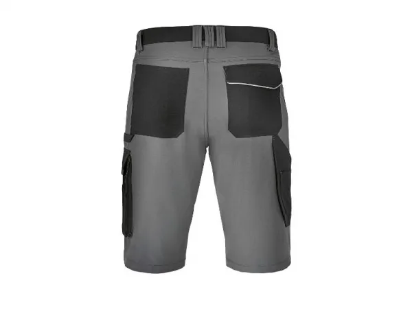 Parkside® Pánske strečové pracovné bermudy (sivá/čierna, 46)