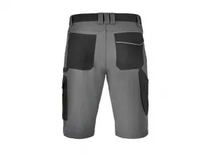 Parkside® Pánske strečové pracovné bermudy (sivá/čierna, 46)