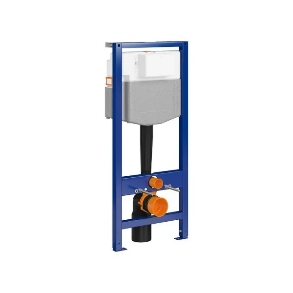 CERSANIT predstenový inštalačný systém s tlačidlom chrom K97-509 + WC INVENA PAROS  + SEDADLO K97-526 509 RO1