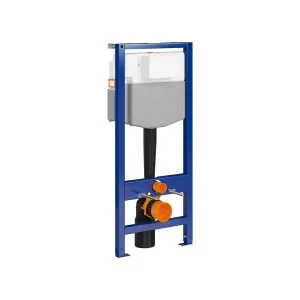 CERSANIT predstenový inštalačný systém s tlačidlom chrom K97-509 + WC INVENA PAROS  + SEDADLO K97-526 509 RO1