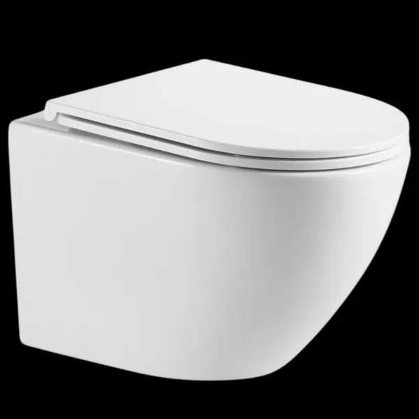 CERSANIT predstenový inštalačný systém s bielym tlačidlom K97-516 + WC INVENA LIMNOS /VÍROVÉ SPLACH/ WITH SOFT  se sedlem RIMLESS K97-526 516 LI1
