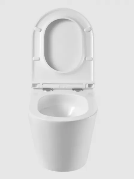 CERSANIT predstenový inštalačný systém s bielym tlačidlom K97-516 + WC INVENA LIMNOS /VÍROVÉ SPLACH/ WITH SOFT  se sedlem RIMLESS K97-526 516 LI1