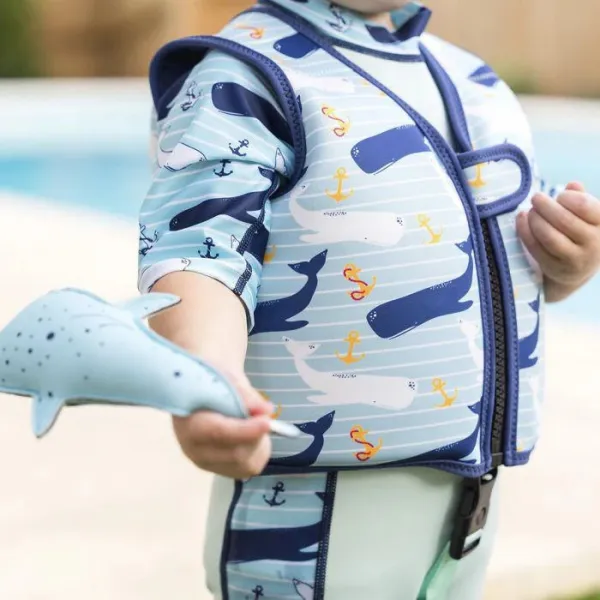 Detská plávacia vesta Go Splash s bezpečnostným pásikom Moby Anchor M (2 – 4 roky)