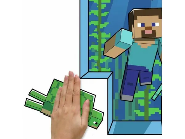 Detské dekoratívne samolepky na stenu MINECRAFT