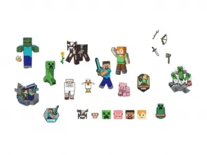 Nalepovacia dekorácia MINECRAFT do detskej izby