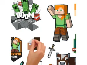 Nalepovacia dekorácia MINECRAFT do detskej izby