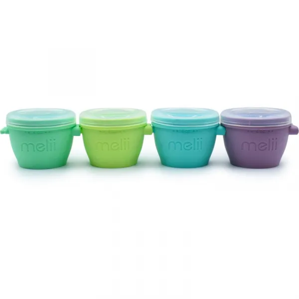 Melii Snap&Go miska na desiatu/olovrant 4x118 ml