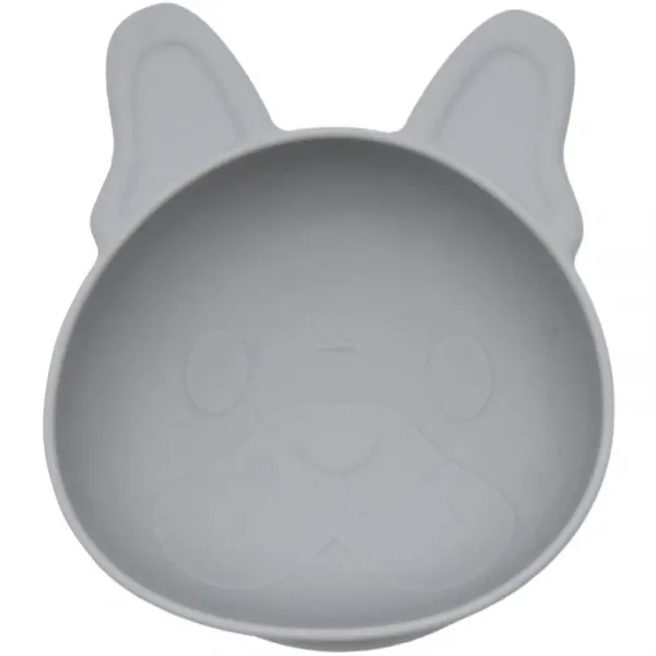 Melii Silicone Suction Bowl silikónová miska s prísavkou Bulldog 2x300 ml