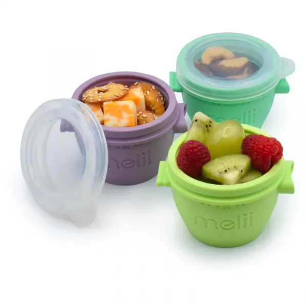 Melii Snap&Go miska na desiatu/olovrant 4x118 ml