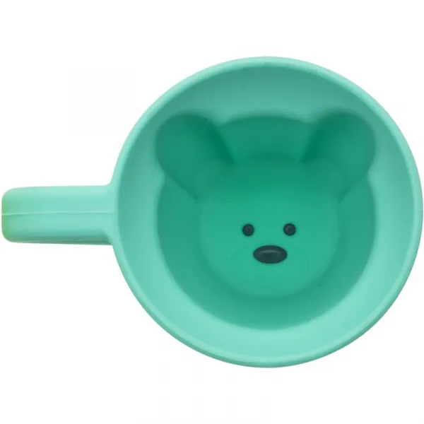 Melii Silicone Bear Mug hrnček Blue 200 ml