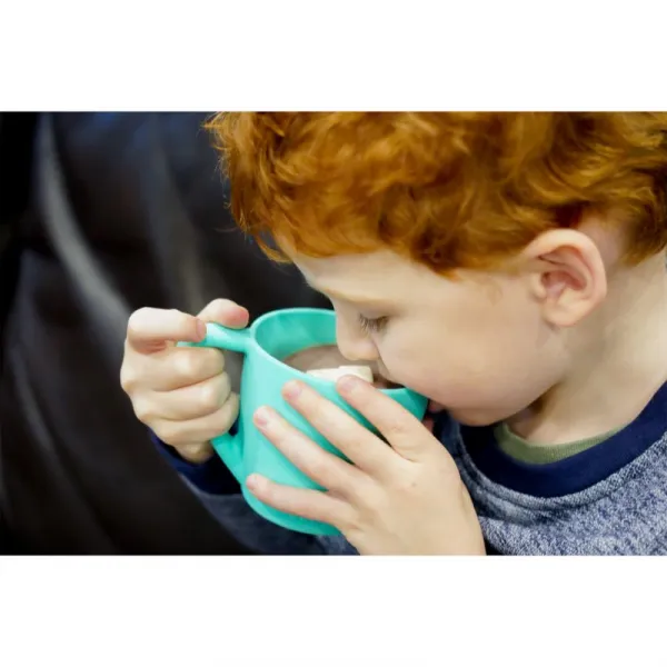 Melii Silicone Bear Mug hrnček Blue 200 ml