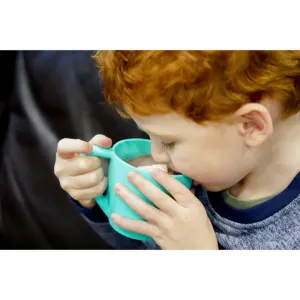 Melii Silicone Bear Mug hrnček Blue 200 ml
