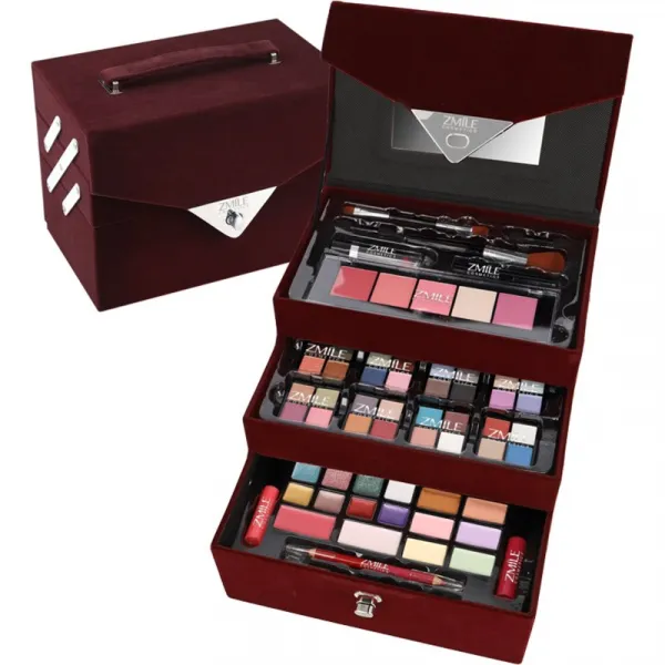 ZMILE COSMETICS Beauty Case Velvety kozmetický kufrík Dark Berry