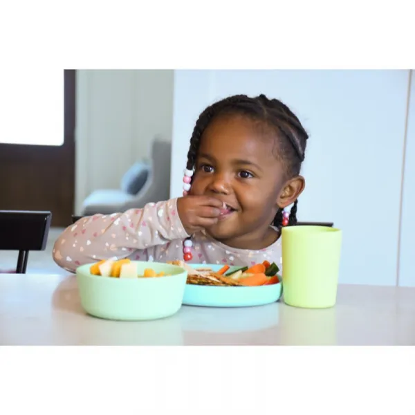 Melii Feeding Set jedálenská súprava Mint, Blue, Lime