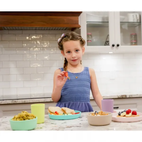Melii Feeding Set jedálenská súprava Mint, Blue, Lime