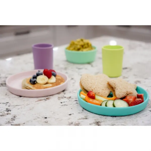 Melii Feeding Set jedálenská súprava Mint, Blue, Lime