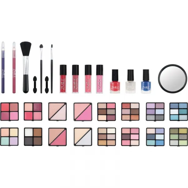 ZMILE COSMETICS Traveller Blue kozmetický kufrík
