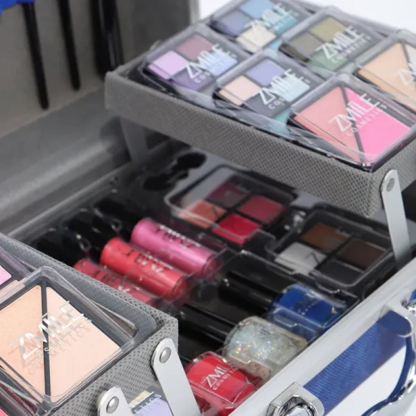 ZMILE COSMETICS Traveller Blue kozmetický kufrík