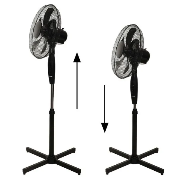 Stojanovýventilátor5lopatkový-čierny45W