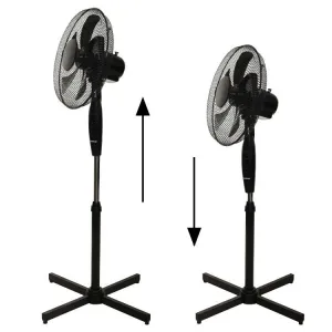 Stojanovýventilátor5lopatkový-čierny45W