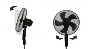 Stojanovýventilátor5lopatkový-čierny45W