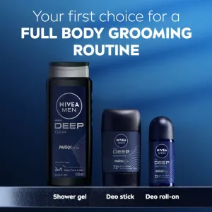 Nivea Men Deep sprchový gél pre mužov 500 ml