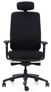 MERCURY Ergonomická kancelárska stolička OPTIMA čierna