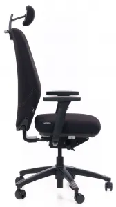 MERCURY Ergonomická kancelárska stolička OPTIMA čierna